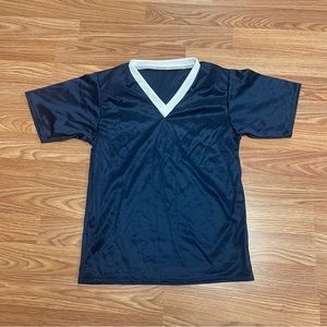 Vtg Cobblestones Youth Jersey Shirt Medium Blue Deadstock Soccer Athletic Gym